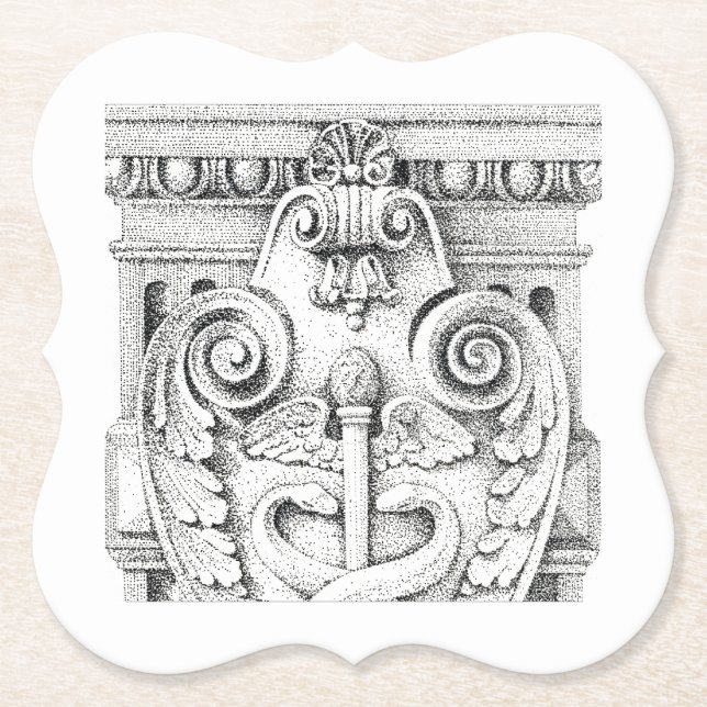 Posavasos De Papel DETALLES de los soportes de papel (Anverso)