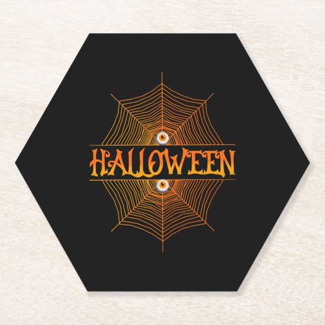 Posavasos De Papel Día de Halloween (Anverso)
