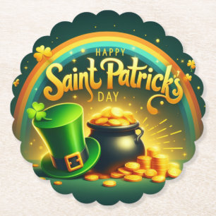 Posavasos De Papel Día de San Patricio
