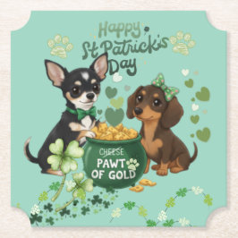 Posavasos De Papel día de San Patricio 