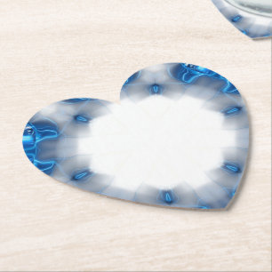 Posavasos De Papel Diamantes azules