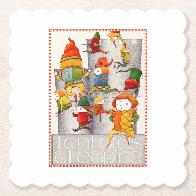 POSAVASOS DE PAPEL DIEZ SEÑORES UNA HORMIGÓN DE PASAJE (Anverso)