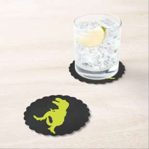 Posavasos De Papel Dinosaurio Cumpleaños T rex