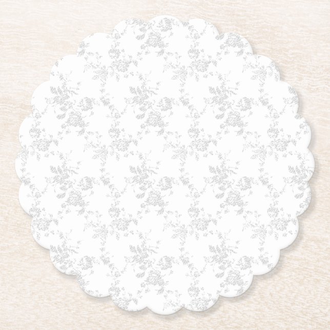 Posavasos De Papel diseño de arte de línea (Anverso)