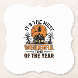 Posavasos De Papel Diseño de camiseta de Halloween más maravilloso vi