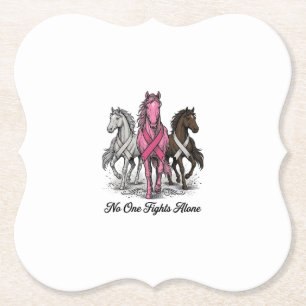 Posavasos De Papel Diseño de camiseta vectorial de caballo de apoyo a