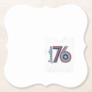 Posavasos De Papel Diseño de camiseta vectorial patriótica Vintage Se