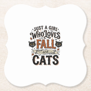 Posavasos De Papel Diseño de camiseta vintage de Halloween para amant