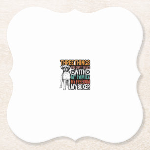 Posavasos De Papel Diseño de camiseta vintage de libertad familiar de