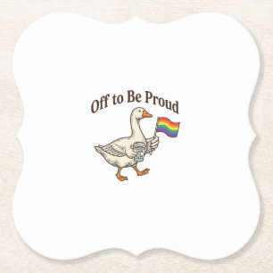 Posavasos De Papel Diseño de camiseta vintage del orgullo del desfile