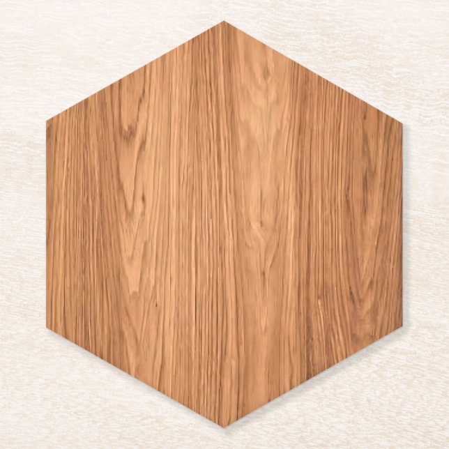 Posavasos De Papel Diseño de fondo de textura de madera-35455 (Anverso)