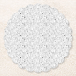 Posavasos De Papel Diseño de lenguaje Ciento uno