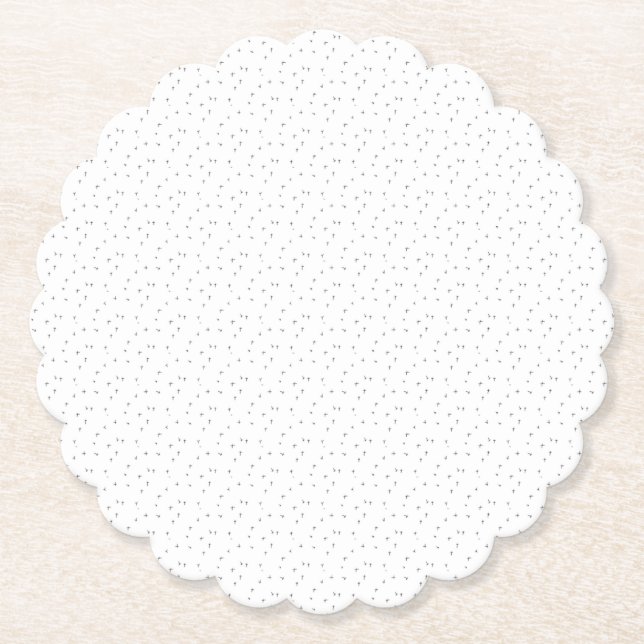 Posavasos De Papel Diseño de lenguaje Seis (Anverso)