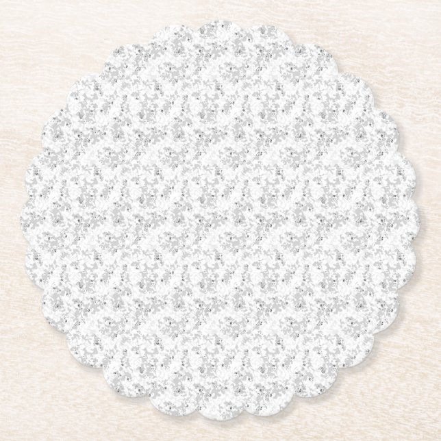 Posavasos De Papel diseño de puntos cuarenta y siete (Anverso)