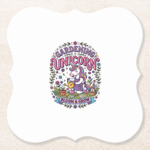 Posavasos De Papel Diseño de regalo bonito comercial de unicornio de 