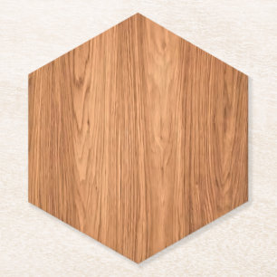 Posavasos De Papel Diseño de textura de madera