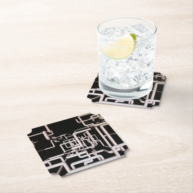 Posavasos De Papel Diseño de tuberías (In situ)