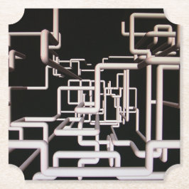 Posavasos De Papel Diseño de tuberías