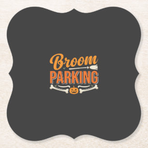 Posavasos De Papel Diseño de vector de Halloween de aparcamiento de e