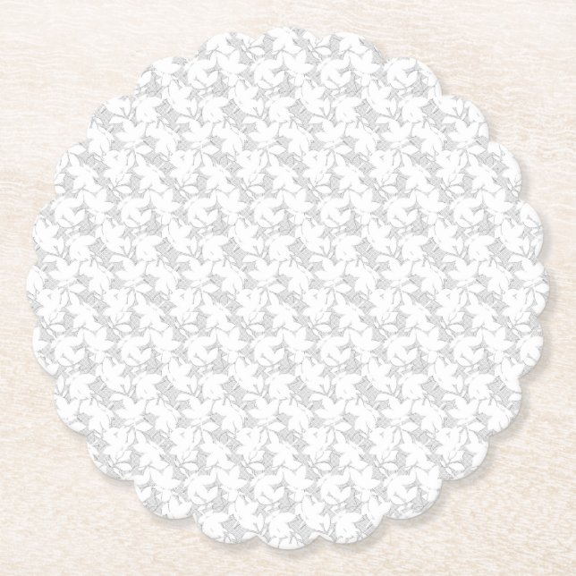 Posavasos De Papel diseño decorativo Diecinueve (Anverso)