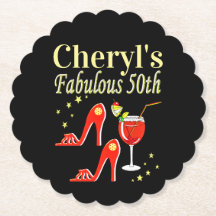 DISEÑO DIVA DE CUMPLEAÑOS 50 ROJOS