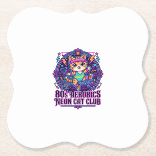 Posavasos De Papel Diseño divertido de gato para amantes de gatos neo