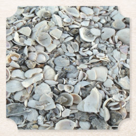 Posavasos De Papel Dispersión de conchas Beachcomber