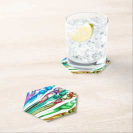 Posavasos De Papel Diversión de burbuja de la burbuja / Greenleaf /