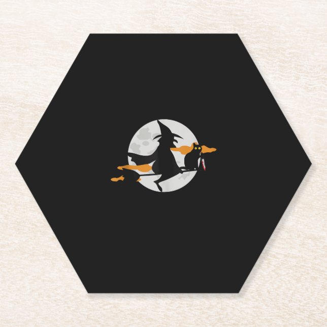 Posavasos De Papel Divertida Saying Spookone Season Halloween Cat Lov (Anverso)