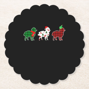 Posavasos De Papel Divertidas ocurrencias navideñas Regalo de plást