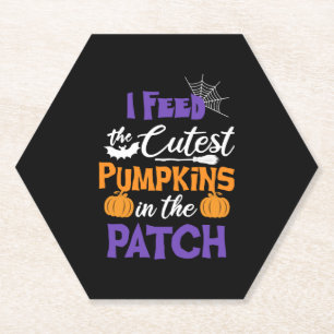 Posavasos De Papel Divertido Halloween Diciendo Que Alimento Las Cala