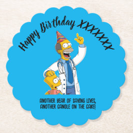 Posavasos De Papel DOCTORS BIRTHDAY anti-stress psychiatry