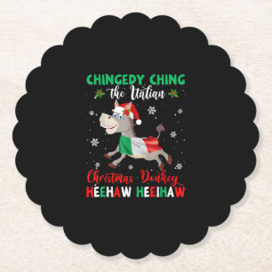 Posavasos De Papel Dominick Los Navidades Donkey-Italiano Donkey