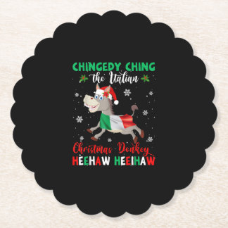 Posavasos De Papel Dominick Los Navidades Donkey-Italiano Donkey