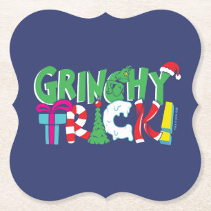 Posavasos De Papel Dr. Seuss   Grinchy Trick