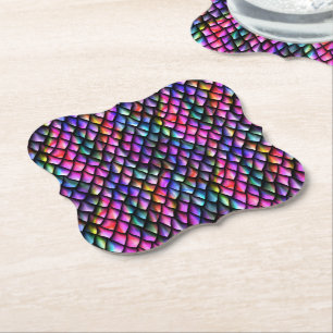 Posavasos De Papel Dragón Arcoiris Escales