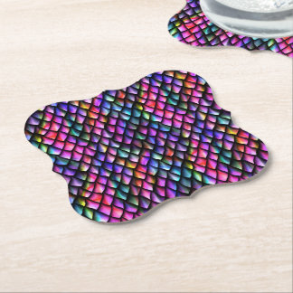 Posavasos De Papel Dragón Arcoiris Escales