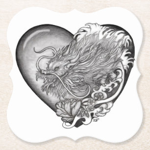 Posavasos De Papel Dragon Heart