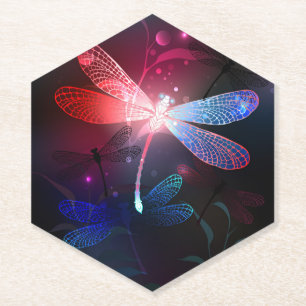 Posavasos De Papel Dragón rojo
