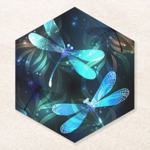 Posavasos De Papel Dragonflies