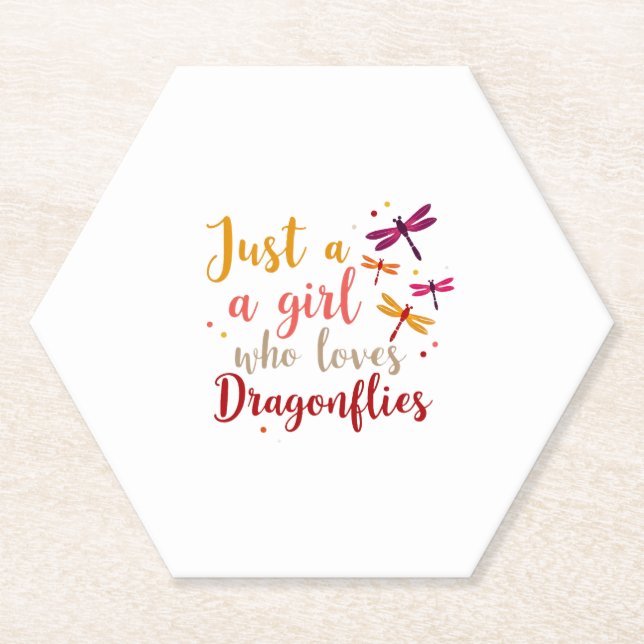 Posavasos De Papel Dragonflies Animals Women Gift Idea Dragonfly (1) (Anverso)