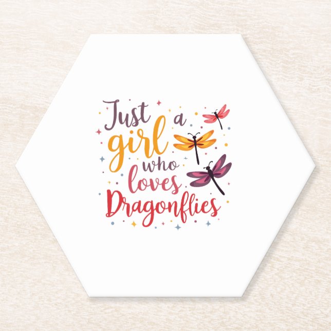 Posavasos De Papel Dragonflies Animals Women Gift Idea Dragonfly (4) (Anverso)