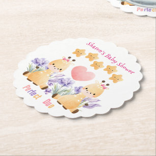 Posavasos De Papel Ducha doble para bebés Ducha para bebés de jiraf