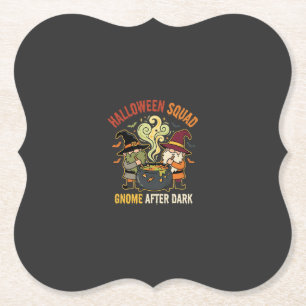 Posavasos De Papel Duende de Halloween Travesuras de Medianoche