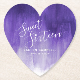 Posavasos De Papel Dulce dieciséis lavado ultravioleta de arte modern