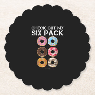 Posavasos De Papel Echa Un Vistazo A Mi Paquete De Seis Donut - Gimna