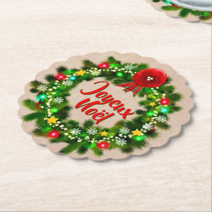Posavasos De Papel Editar Joyeux Noël
