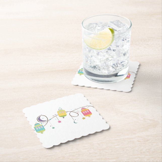 Posavasos De Papel Eid Coasters (In situ)