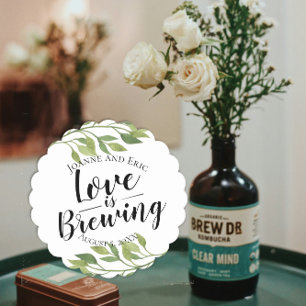 Posavasos De Papel el amor es preparar boda floral y boda de pub de h