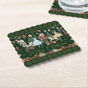 Posavasos De Papel El ballet del Cascanueces Navidades alegres